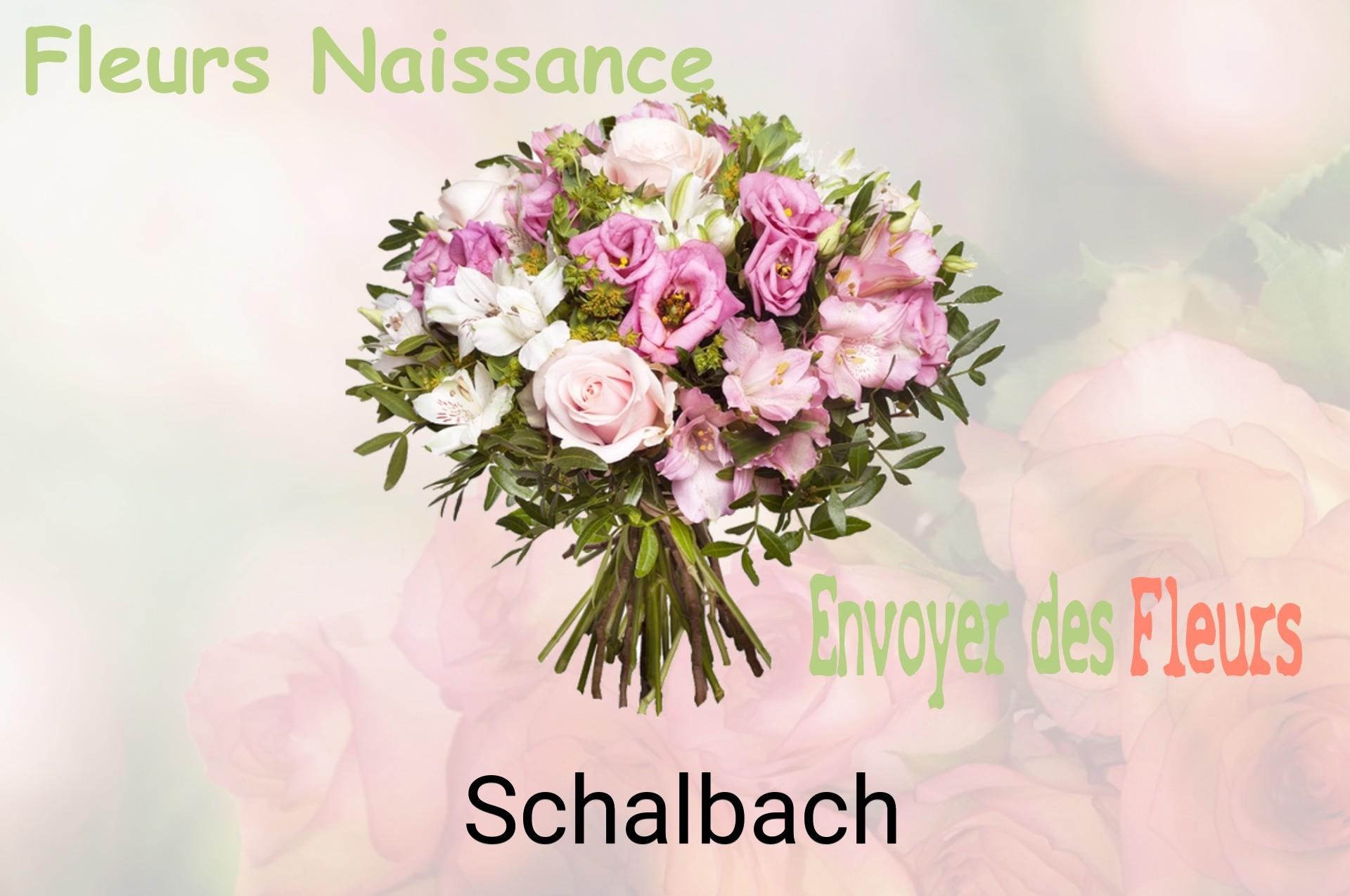 Bouquet de fleurs de naissance livré à Schalbach